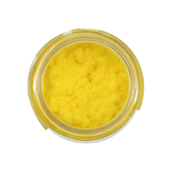 Пыльца, клей АК-0008-1 Пыльца бархатная 0,1мм в баночке 20мл желтая