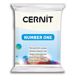 CE0900056 Пластика полимерная запекаемая 'Cernit № 1' 56-62 гр. (027 белый непрозрачный)