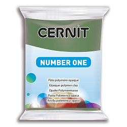 CE0900056 Пластика полимерная запекаемая 'Cernit № 1' 56-62 гр. (645 оливковый)