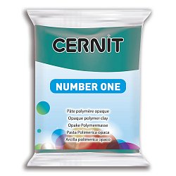 CE0900056 Пластика полимерная запекаемая 'Cernit № 1' 56-62 гр. (662 темно-зеленый)