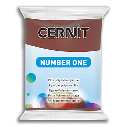 CE0900056 Пластика полимерная запекаемая 'Cernit № 1' 56-62 гр. (800 коричневый)