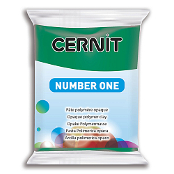 CE0900056 Пластика полимерная запекаемая 'Cernit № 1' 56-62 гр. (620 изумрудный)
