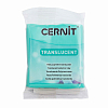 CE0920056 Пластика полимерная запекаемая 'Cernit 'TRANSLUCENT' прозрачный 56 гр. 620 прозрачный изумруд