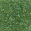 Бисер, (стекло), 11/0, упак./500 гр., Astra&Craft 179А св. зеленый/прозрачный,радужный