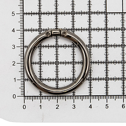 69251 Кольцо разъемное на винтах 30мм (40*40мм) металл, черный никель BIG