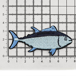 Термоаппликация 'Рыба', 3.5*7.6cm, Hobby&Pro