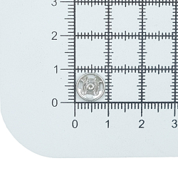 341244 Пришивные кнопки 9мм (латунь) упак(12шт), серебристый Prym