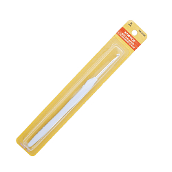 Hobby&Pro 953300 Крючок для вязания d 3,0мм с резиновой ручкой с выемкой для пальца, 16см, Hobby&Pro