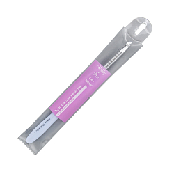 953500 Крючок для вязания d 5,0мм с резиновой ручкой с выемкой для пальца, 16см, Hobby&Pro
