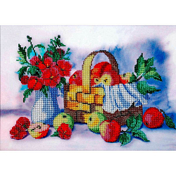 Hobby&Pro БН-3101 Набор для вышивания бисером Hobby&Pro 'Лукошко яблок', 35*25 см