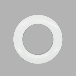 Люверс шторный круглый d-35мм с многоур. замком пластик, 16 белый глянец