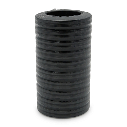 Люверс шторный круглый d-35мм с многоур. замком пластик, 24 черный глянец