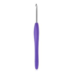 24R40X Крючок для вязания d 4,0мм с резиновой ручкой, 14см, Hobby&Pro