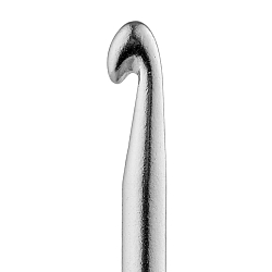 24R50X Крючок для вязания d 5,0мм с резиновой ручкой, 14см, Hobby&Pro