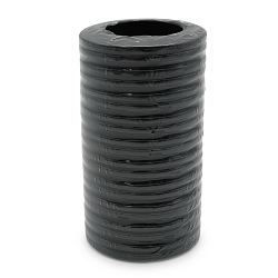Люверс шторный круглый d-35мм с многоур. замком пластик, 54 перламутровый черный