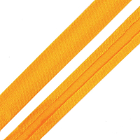 Косая бейка атласная 1,5см*5м 0000-1534 (6039 оранжево-желтый)