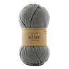 Пряжа ALIZE 'Wooltime' 100гр. 200м. (75% SW шерсть, 25% полиамид) 21 серый