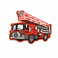 Термоаппликация 'Пожарная машина' 5,5*7,5см, Hobby&Pro