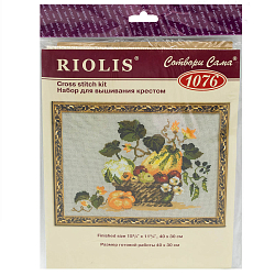 1076 Набор для вышивания Риолис 'Плоды осени', 40*30 см