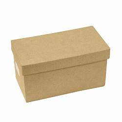 Фигурка из папье-маше, коробка прямоуг, 9*18*10 см BT015
