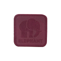 5003 Термоаппликация из замши Elephant 3,69*3,72см, 100% кожа (521 темно-сиреневый)
