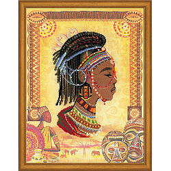 РТ-0047 Набор для вышивания Riolis 'Африканская принцесса', 30*40 см