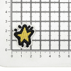Термоаппликация 'Звездочка маленькая', желтая 2,5*2,8см, Hobby&Pro