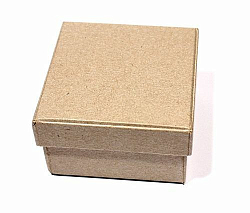 Заготовка коробки из папье-маше квадратная 7*7*4см SCB 2765101