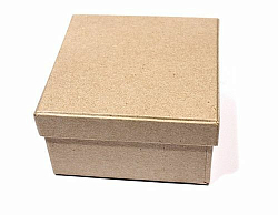 Заготовка коробки из папье-маше квадратная 9*9*5см SCB 2765102