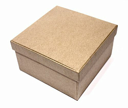 Заготовка коробки из папье-маше квадратная 11*11*6см SCB 2765103