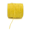 Шнур вощеный 1,0мм*100м цветной на катушке 0371-9002 С131 желтый
