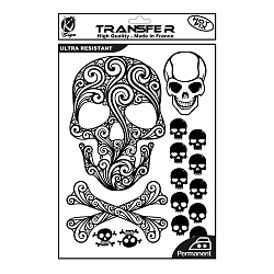 KS-TRN-TDMORT Термотрансферный мотив 'Мексиканские черепа', черный, А4 Ki Sign