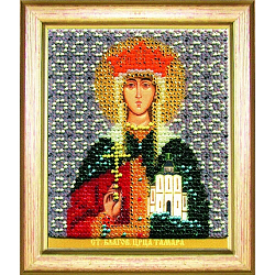Б-1181 Набор для вышивания бисером 'Чарівна Мить' 'Икона святая благоверная царица Тамара', 9*11 см