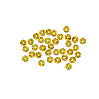 Пайетки плоские, 6 мм, упак./10 гр., Astra&Craft (А20 золото голограмма)