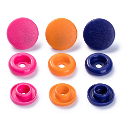 393006 Кнопки Color Snaps PrymLove, оранж./розовый/фиол цв., 12мм, 30шт Prym