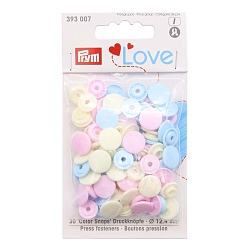 Кнопки Prym 393007 Kнопки Prym Color Snaps 12,4 мм розовый/голубой/желтый 30 шт, Love Prym