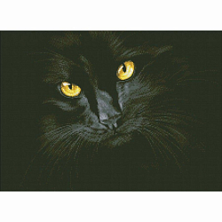 М301 Мозаика 'Черная кошка' 38*52см