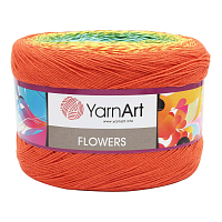 Пряжа YarnArt 'Flowers' 250гр 1000м (55% хлопок, 45% полиакрил)