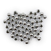 Бусины металлизированные, пластик, 6мм 15гр (130+/-10шт), Astra&Craft 1# серебро
