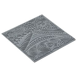 Молды, текстуры CE95001 Текстура для пластики резиновая 'Фристайл', 9*9 см. Cernit