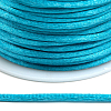 Шнур атласный (для воздушных петель), 2 мм*45,7 м 17 голубой