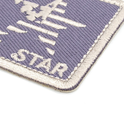 Термоаппликация 'Герб 'ALL STAR', лиловый, 4.4*4.4см, Hobby&Pro