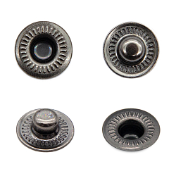 Кнопки установочные тип контакта "пружина" BIG 1228 Часть кнопки 520 (S-образная) 11,5мм (C) металл, черный никель BIG