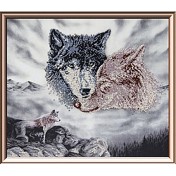 63001 Набор для вышивания бисером Astrea 'Воспоминания волчицы', 34х40 см