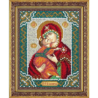Б739 Набор для вышивания бисером 'Пресвятая Богородица Владимирская' 14*18 см