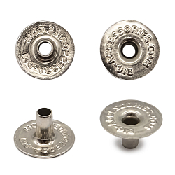 Кнопки установочные тип контакта "кольцо"  BIG 1004-14 Часть кнопки 9 (O-образная) 14мм (D) металл, никель BIG