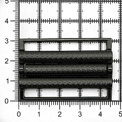 69201 Пряжка-застежка 40мм (45*31мм) металл, черный никель BIG