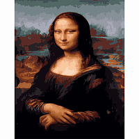 S032 - Набор для рисования по номерам 'Мона Лиза (Джоконда)' Леонардо да Винчи, 40*50см, Cristyle