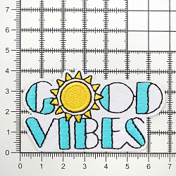 Термоаппликация 'Good Vibes', 4*6,8см, Hobby&Pro