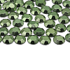Стразы термоклеевые, 4мм, ss16, 100шт/упак 110 темно-зеленый